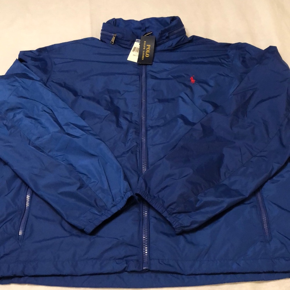 New! Men’s XXL Polo Ralph Lauren hooded windbreaker.